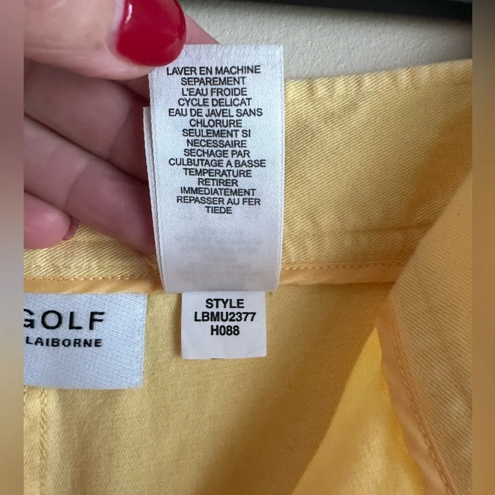 Lizgolf Bermuda Yellow Women’s 8 Golf Shorts Pockets Style LBMU2377 - Picture 7 of 11